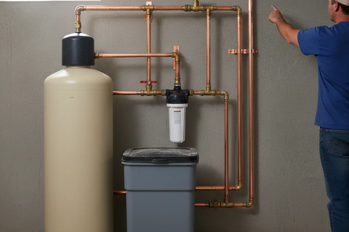 Whole-house water treatment system installed in Vernon